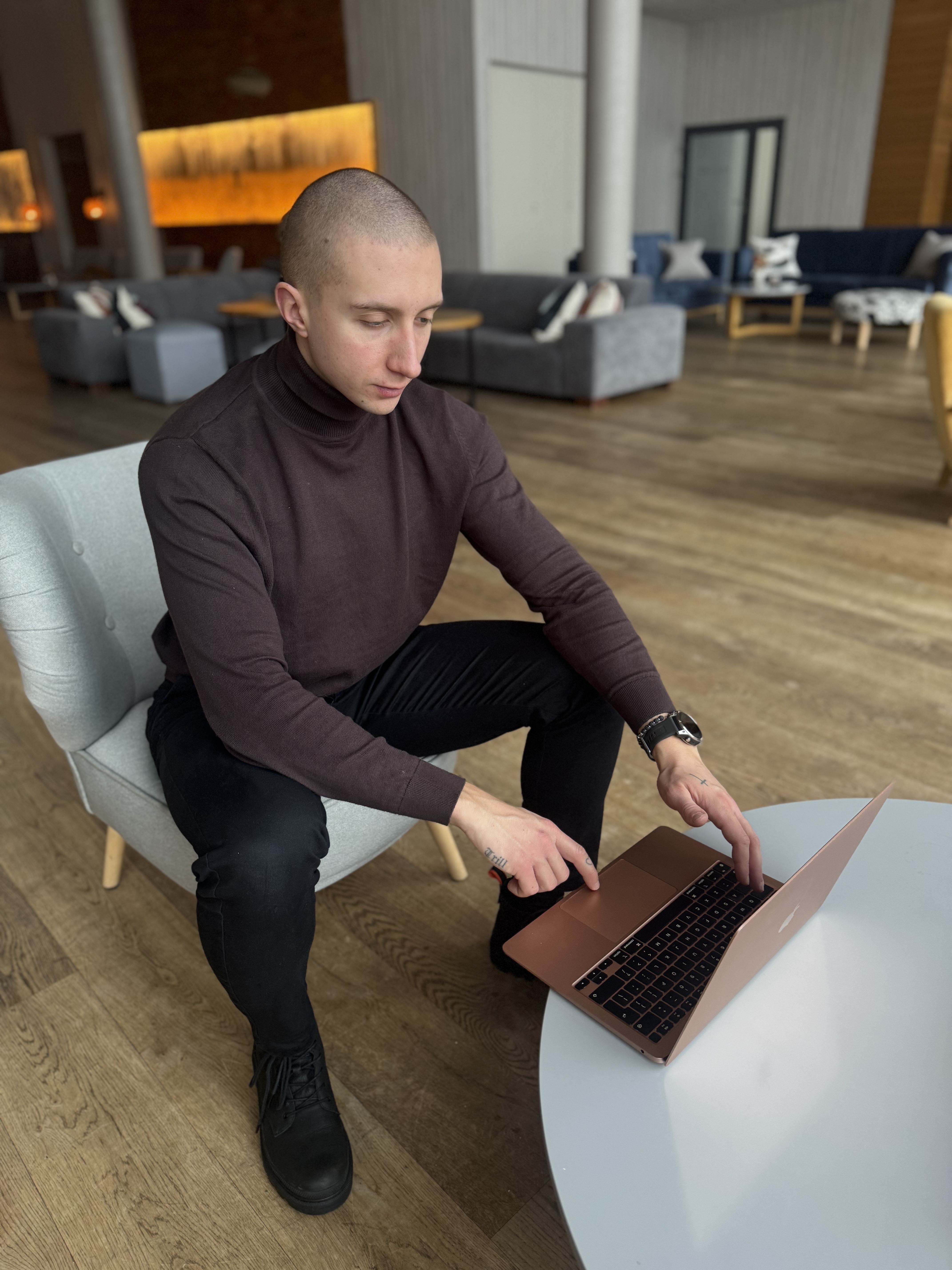 Patryk Ruczyński podczas treningu